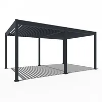 Weide Pergola Deluxe ca. 530x360 cm Anthrazit