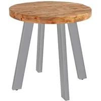 Sam möbel gmbh Esszimmertisch rund 80 cm Mangoholz naturfarben