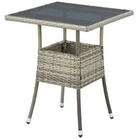Juskys Gartentisch Yoro - Grau