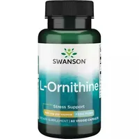 Swanson L-Ornithin 500 mg 60 Veggie-Kapseln