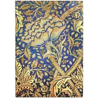 Paperblanks 12-Monatskalender Softcover Flexi 2025, Morris Windstoß, Midi, Horizontal,