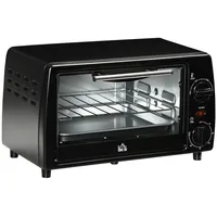 Homcom Mini Backofen 10 Liter 750W 100-230°C 60 Min.