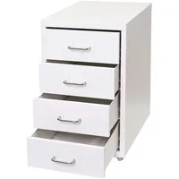 Mendler Rollcontainer Boston T851, Schubladenschrank Stahlschrank B√oroschrank, 48x28x41cm 4