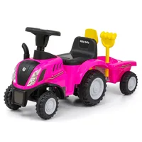 Mally Milly Riding Vehicle New Holland T7 Pink tractor