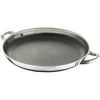 Cheffinger Pfanne Edelstahl Wabenstruktur Ø36cm Induktion Pfanne Anti Haft