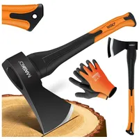 Kesser MASKO® Spaltaxt Spaltbeil Axt Beil Spalthammer Spaltkeil FIBERGLAS-Stiel