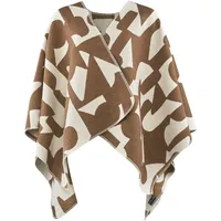 David Fussenegger Poncho 'abstrakt' 70 x 140 cm Kork