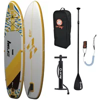 Zray E11 SUP gelb Kunststoff, Grafikmuster, Bootsförmig, 81x13x335 cm,