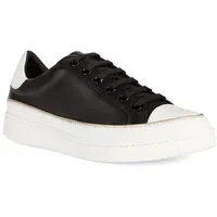 GEOX D Jaysen Sneaker, Black/White, 36 EU