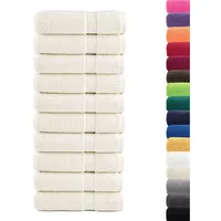 VidaXL Premium-Handtücher SOLUND Creme 50x100 cm 600 g/m2