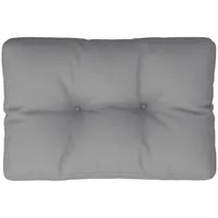 VidaXL Sitzauflage Palettenkissen Grau 60x40x12 cm Stoff, (1 St)