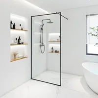 Home Deluxe Duschabtrennung BAKI - Größe: 100 cm,
