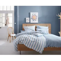 Andas Greta Satin jeansblau 135 x 200 cm +