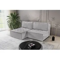 Kaiser Bohoo Mini modernes Ecksofa mit Schlaffunktion Dunkelbeige Links