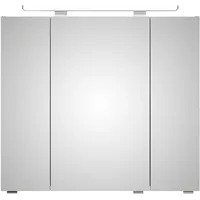 Saphir Badezimmerspiegelschrank »Serie 4010 Badezimmer-Spiegelschrank inkl. LED-Aufsatzleuchte«, Badschrank 80