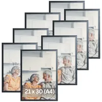 Victor Dali Bilderrahmen schwarz 20x30 cm 8er Set