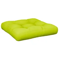VidaXL Sitzauflage Palettenkissen Knallgrün 60x60x12 cm Stoff, (1 St)