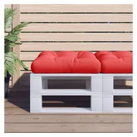VidaXL Palettenkissen Rot 60x60x12 cm Stoff