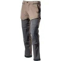 Mascot 22279-605 Hose mit Knietaschen, dunkel sandbeige/anthrazitgrau, 90C54