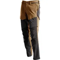 Mascot Stretch Bundhose "22379-311" Customized - 82C43 - nussbraun/schwarz