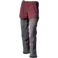 Mascot Stretch-Bundhose "22279-605" Customized - 90C58 - bordeaux/anthrazit