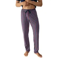 MEY Pyjamahose »GRAPHIC STRIPES«, Interlock-Jersey rot