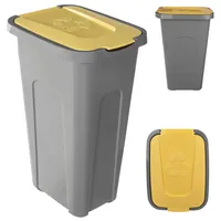 Kadax Mülleimer zur Mülltrennung, Mülltonne, 30 l, mit Deckel