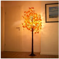 NORTHPOINT LED Herbsttbaum Herbstdeko in Ahorn-Optik In- & Outdoor