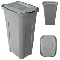 Kadax Mülleimer zur Mülltrennung, Mülltonne, 30 l, mit Deckel