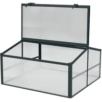 Floraworld Mini-Gewächshaus für Hochbeet 90 x 90 x 76