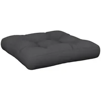 VidaXL Palettenkissen Schwarz 60x60x12 cm Stoff