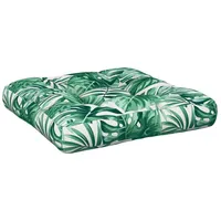 VidaXL Palettenkissen Blattmuster 50x50x12 cm Stoff