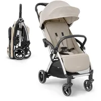 KIKKABOO Kinderwagen Buggy Eden 22 kg Federung Regenschutz, Beige