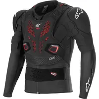 Alpinestars Bionic Pro V3 Plasma Protektorenjacke - Schwarz/Rot/Weiß /