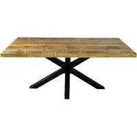 Möbelliebling Esstisch 180 x 90 cm Mango massiv vielfarbig