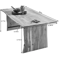 Ab:stil.art.moebel Henry 200 x 76 x 90 cm naturfarben