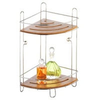 Testrut axentia Eckregal Bonja in Braun, Hängeregal aus nachhaltigem