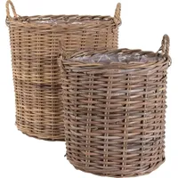 VCM ebuy24 Korbset Inmara Holz 50 x, 50 cm)