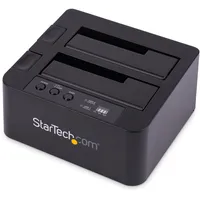 Startech StarTech.com Selbständiger Festplatten-Kopierer, Dual-Bay HDD/SSD Kloner/Duplikator, USB 3.1