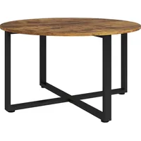 Vicco Couchtisch Fyrk, 80 x 47 cm mit Metallrahmen
