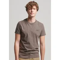 Superdry Vintage Kurzarm-T-Shirt Cocoa Brown Marl S