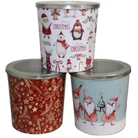 Hti-Living Gebäckdose 3er Set Weihnachtsmotive - Bunt