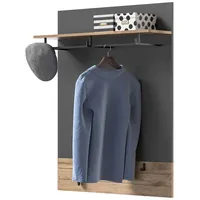 Inn.furn Garderobenpaneel Tomaso 90 x 117 x 25 cm