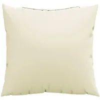 VidaXL Sofakissen 4 Stk. Creme 50x50 cm Stoff