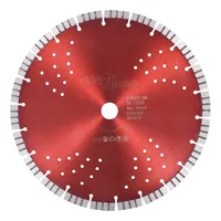 VidaXL Diamant-Trennscheibe mit Turbo und Löchern Stahl 300 mm