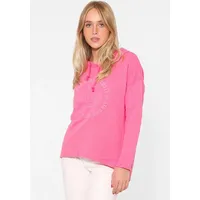 Zwilling Hoodie ""Moin"", Damen, Gr. L/XL, pink, Sweatware, Obermaterial: