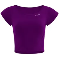 Winshape Functional Light and Soft Cropped dark plum, XXL