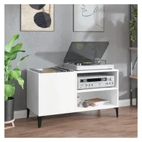 VidaXL Plattenschrank Weiß 84,5x38x48 cm Holzwerkstoff
