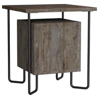 Livetastic Nachttisch Acres ca. 40x45x40 cm Dunkelbraun