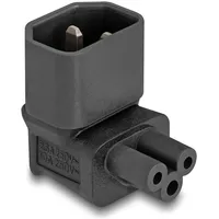 DeLock Netzadapter IEC 60320 - Kleeblatt-Buchse C5, Stecker C14